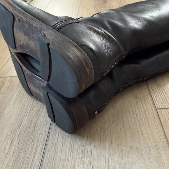 👢 Franco Sarto Black Leather Riding Boots | Women’s 9.5M Wide Calf 👢 - Picture 11 of 16